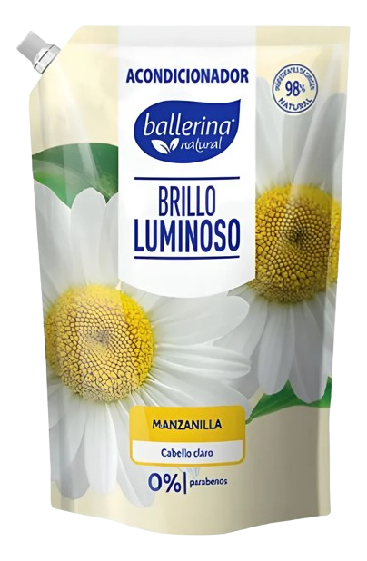 Acondicionador Ballerina Brillo Luminoso Manzanilla Dp 750 Ml