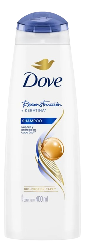 Dove Shampoo Reconstrucción Keratina 400 ml