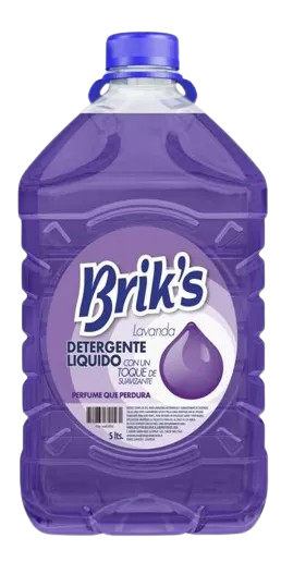 Detergente Con Suavizante Bidón Brik's Variedad Aromas 5 Lt.