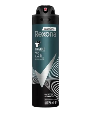 Antitranspirante Aerosol Rexona Invisible Dry Men 150ml