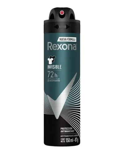 Antitranspirante Aerosol Rexona Invisible Dry Men 150ml