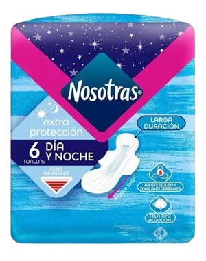 Toalla Higienica Nosotras Dia Y Noche 6 Und