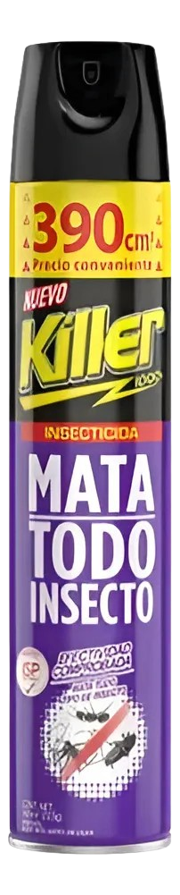 Killer Insecticida Mata Todo Insecto 390cc