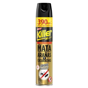 Killer Insecticida Mata Arañas y Cucarachas 390cc